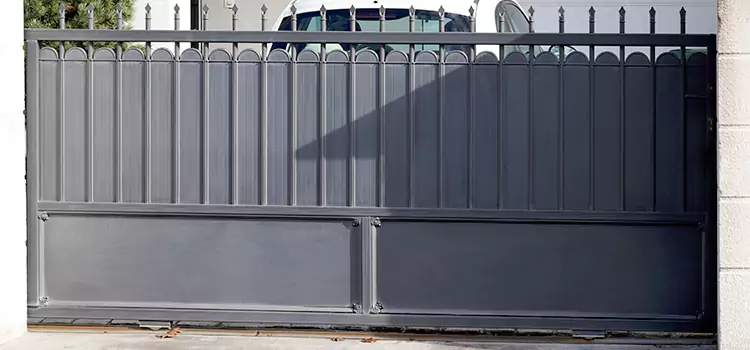 Metal Driveway Gate Installation Okotoks